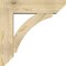 Ekena Millwork Thorton Slat Rough Sawn Bracket w/ Offset Brace, Douglas Fir, 8"W x 30"D x 30"H BKT0806X30X30THR06RDF - alternate 3